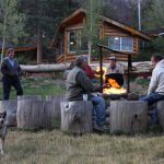 yellowstone lodging elephant head lodge campfire smores