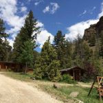yellowstone lodging outdoor scenery cabin