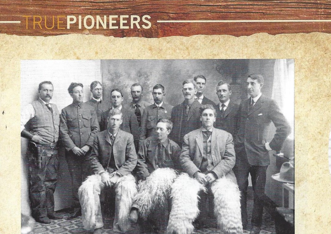 Shoshone National Forest Rangers in the early 1900s including Harry Thurston, one of the first forest rangers in Wyoming